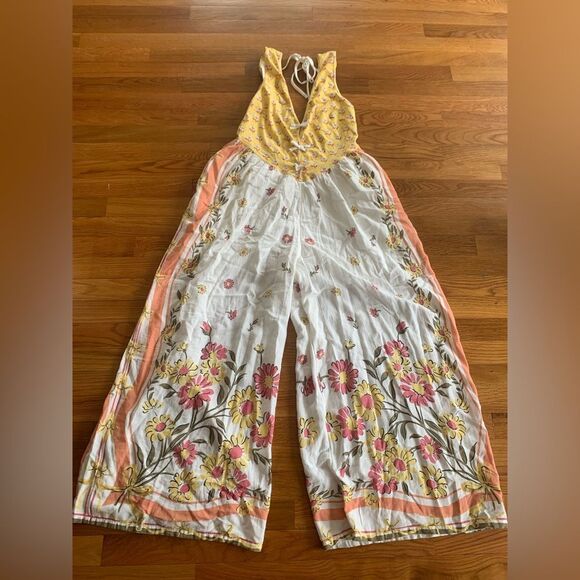 Free People Bali Honeydew Jumpsuit - Picture 4 of 6